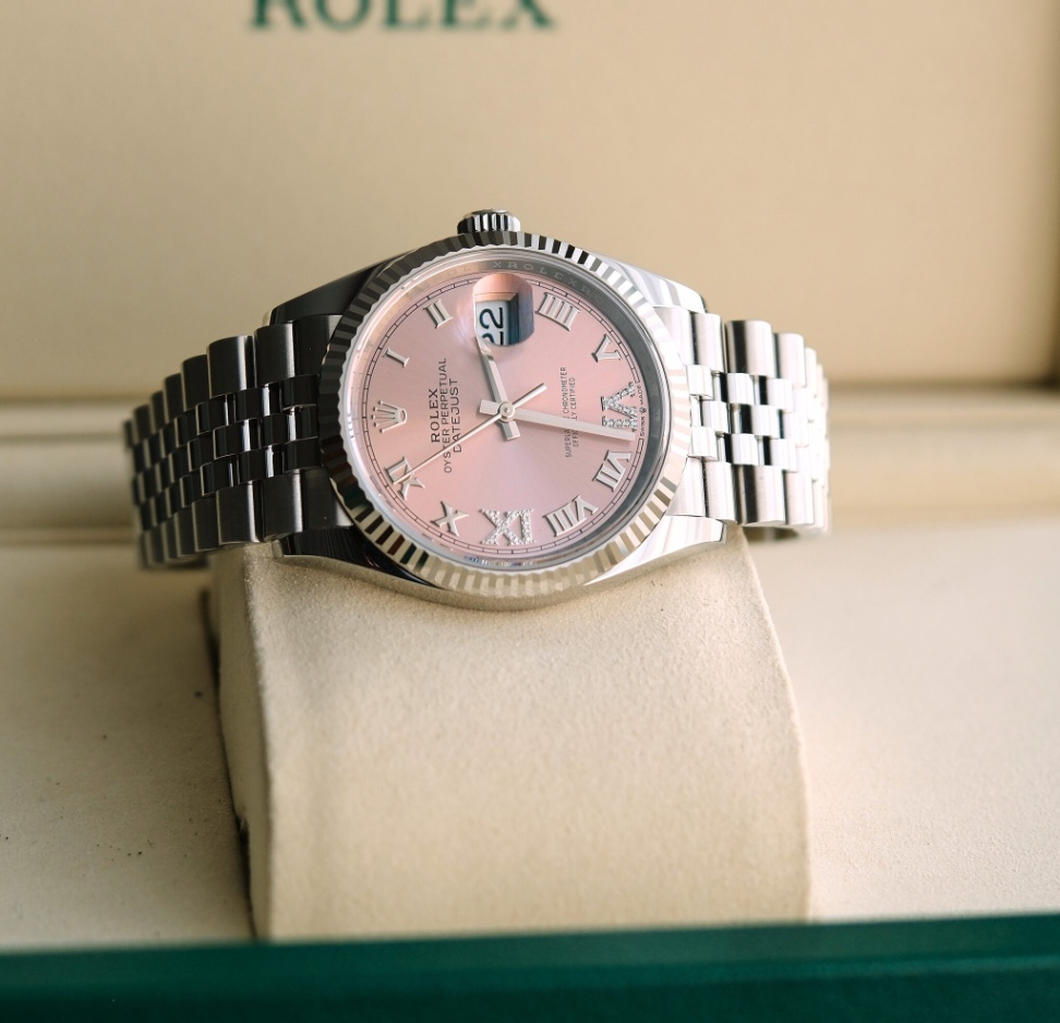 Rolex New Datejust 126234 Pink Diamond Dial Jubilee 2025 36mm. - Image 5