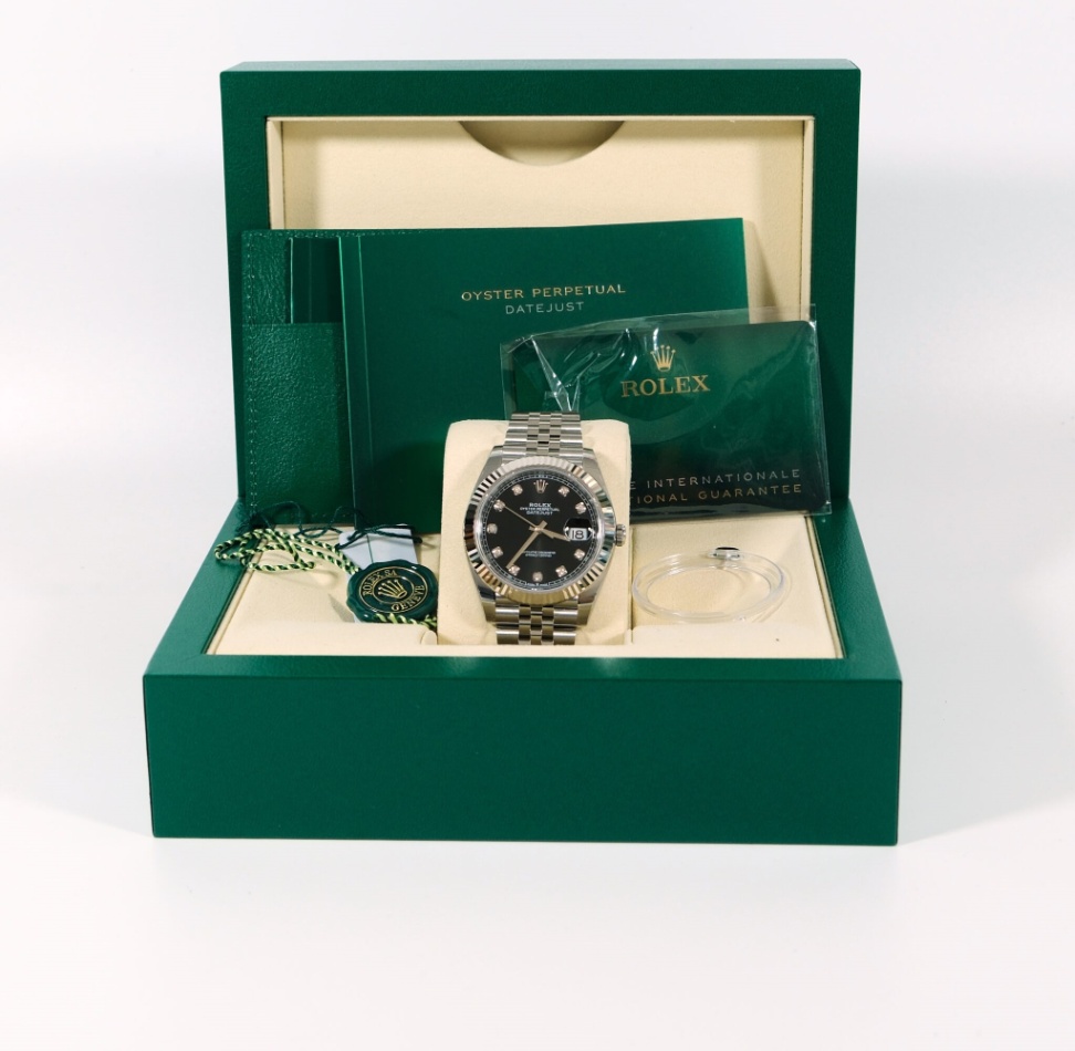 Rolex New Datejust 126334 Black Diamond Dial Jubilee 2026 41mm. thumbnail 9