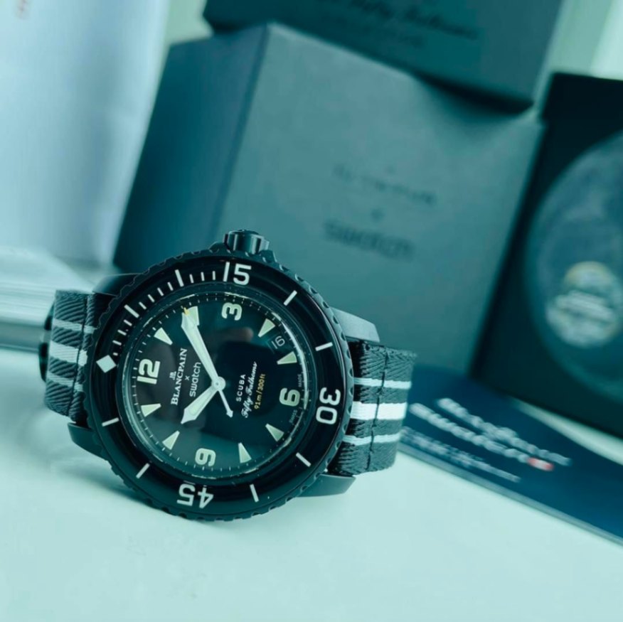 BLANCPAIN X SWATCH BIOCERAMIC SCUBA FIFTY FATHOMS - Image 4