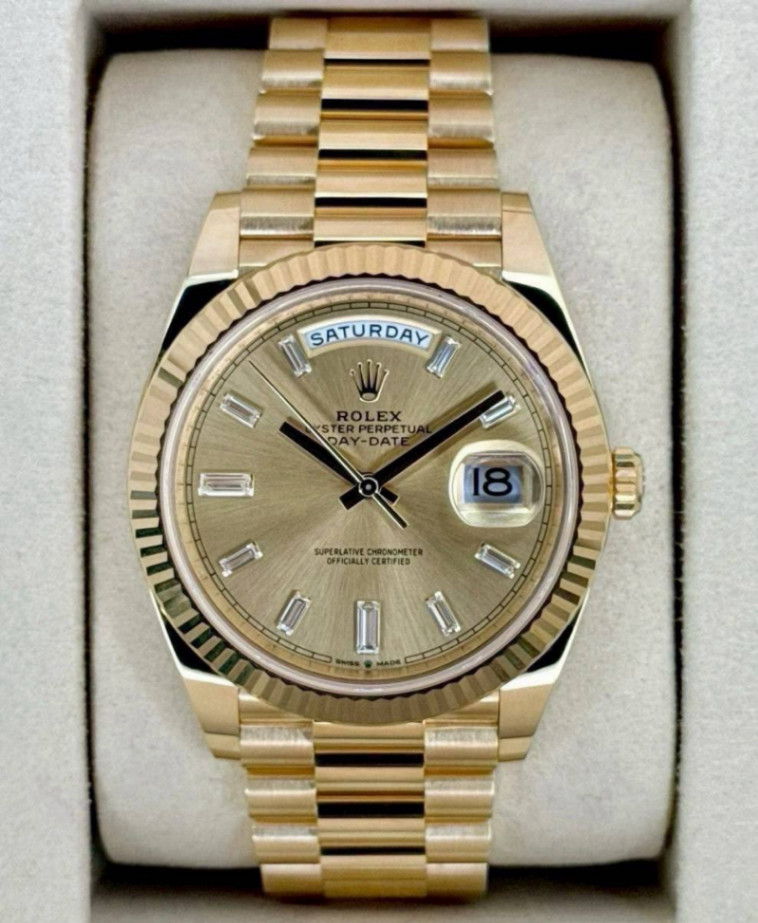 Day-Date Champagne Dial Full Yellow Gold 40mm