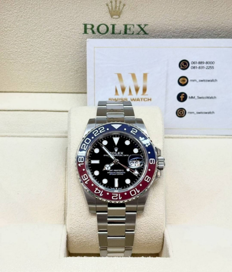 Used Like New GMT Master || Pepsi Oyster 40mm - Image 2