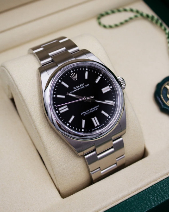 Oyster Perpetual Black Dial 41mm - Image 3