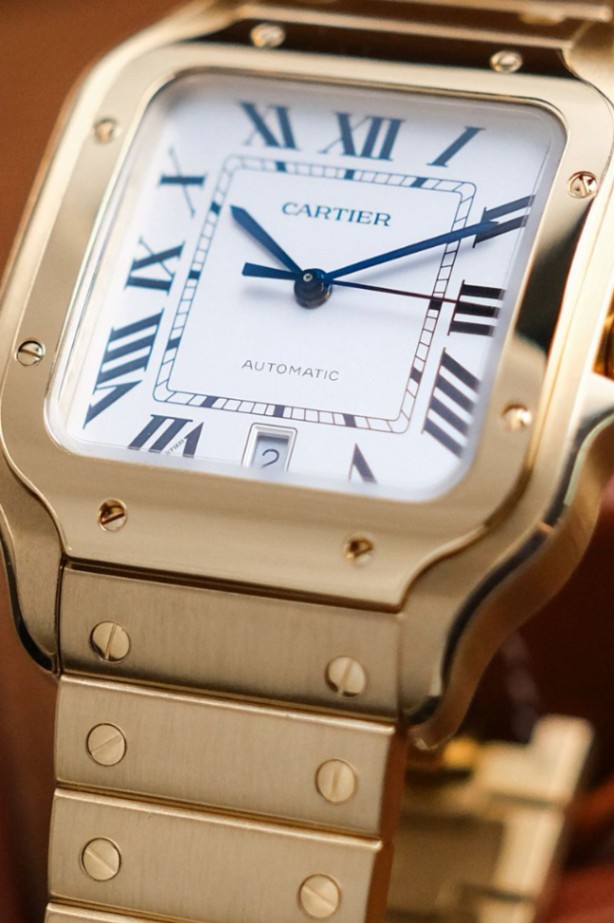 Cartier Santos de Cartier Large Full 18K Yellow Gold WGSA0029 thumbnail 3