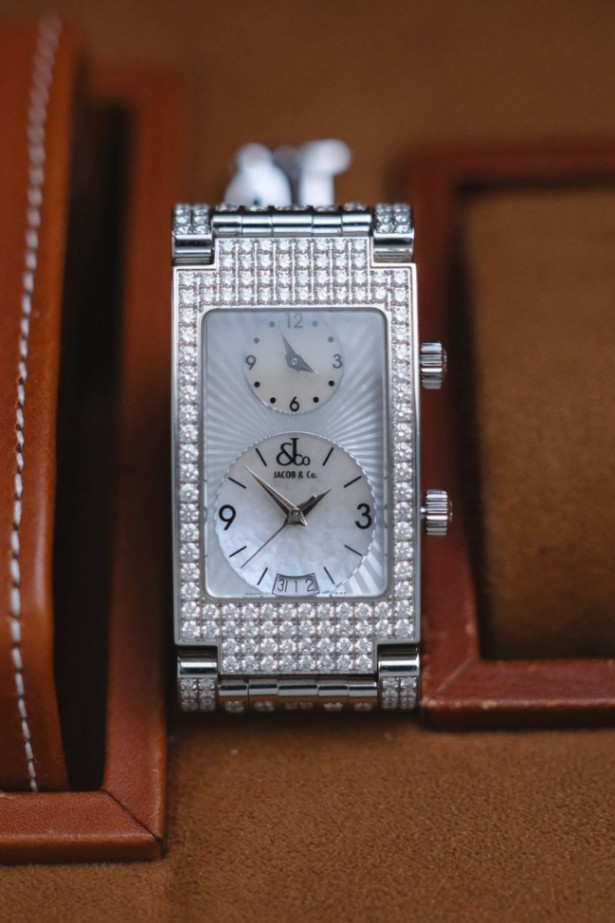 Jacob & Co Angel Dual Time MOP Full Diamond thumbnail 4