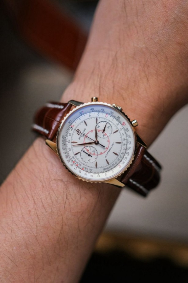 Breitling Montbrillant 40s Chronograph 18K Rose Gold Limited 100 thumbnail 4