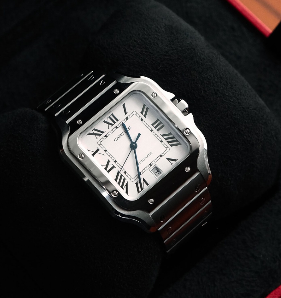 Cartier Santos WSSA0018 Large Silver Dial Stainless steel 2025