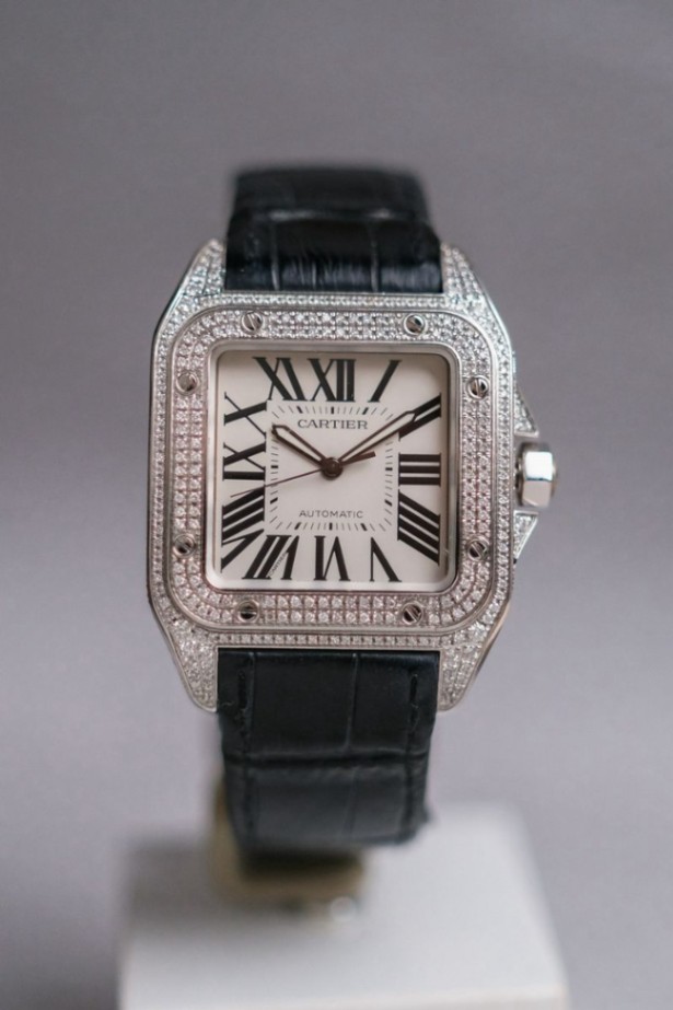 Cartier Santos 100 XL Diamonds