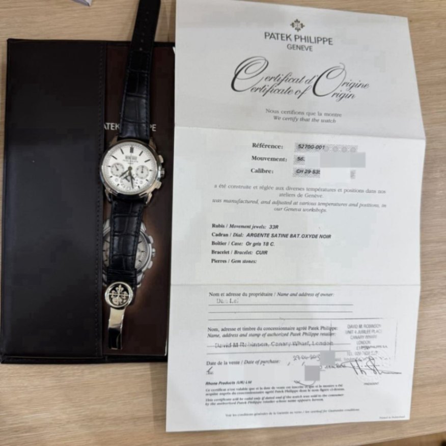 Patek Philippe Grand Complications Perpetual Calendar Chronograph 5270G-001
