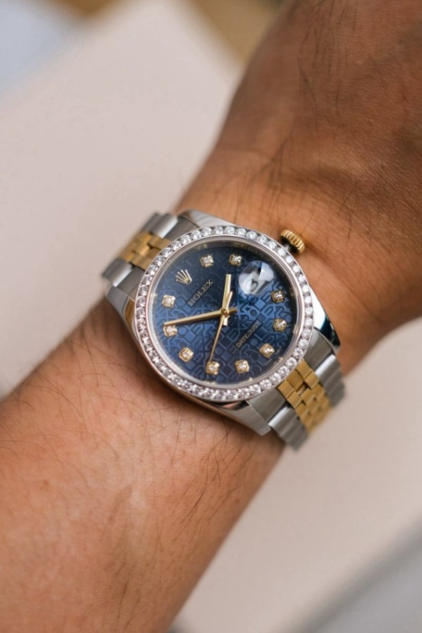 Rolex Datejust 2 Tone Blue Company Dial Ref. 116233BLJDJ thumbnail 5