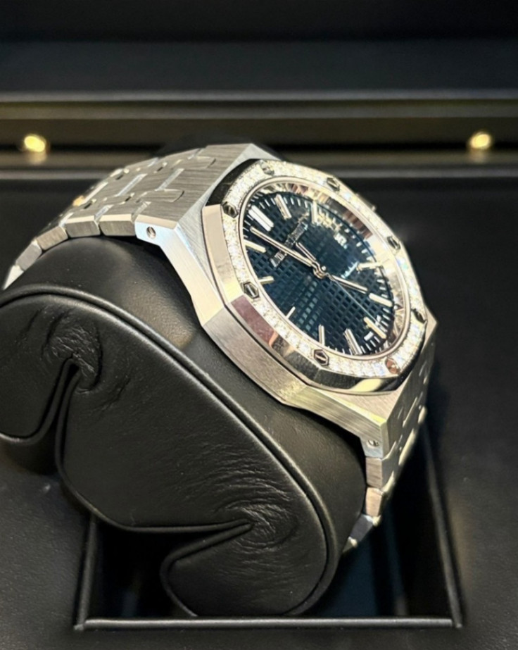 special price Used Like New AP Royal Oak 15551ST Blue Dial 37mm - Image 4
