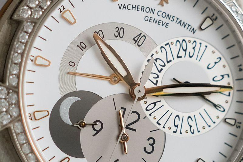 Vacheron Constantin Overseas Dual Time 18K White Gold Diamond Ref. 47751/000G - Image 4