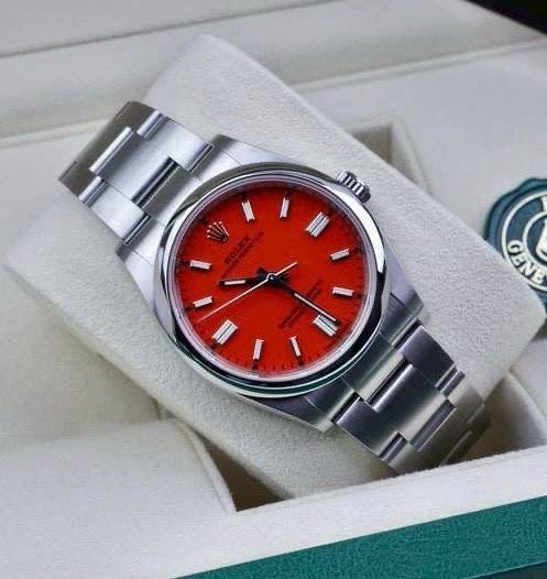 ROLEX Oyster Perpetual 31 Coral Red Dial 277200 2021 - Image 2