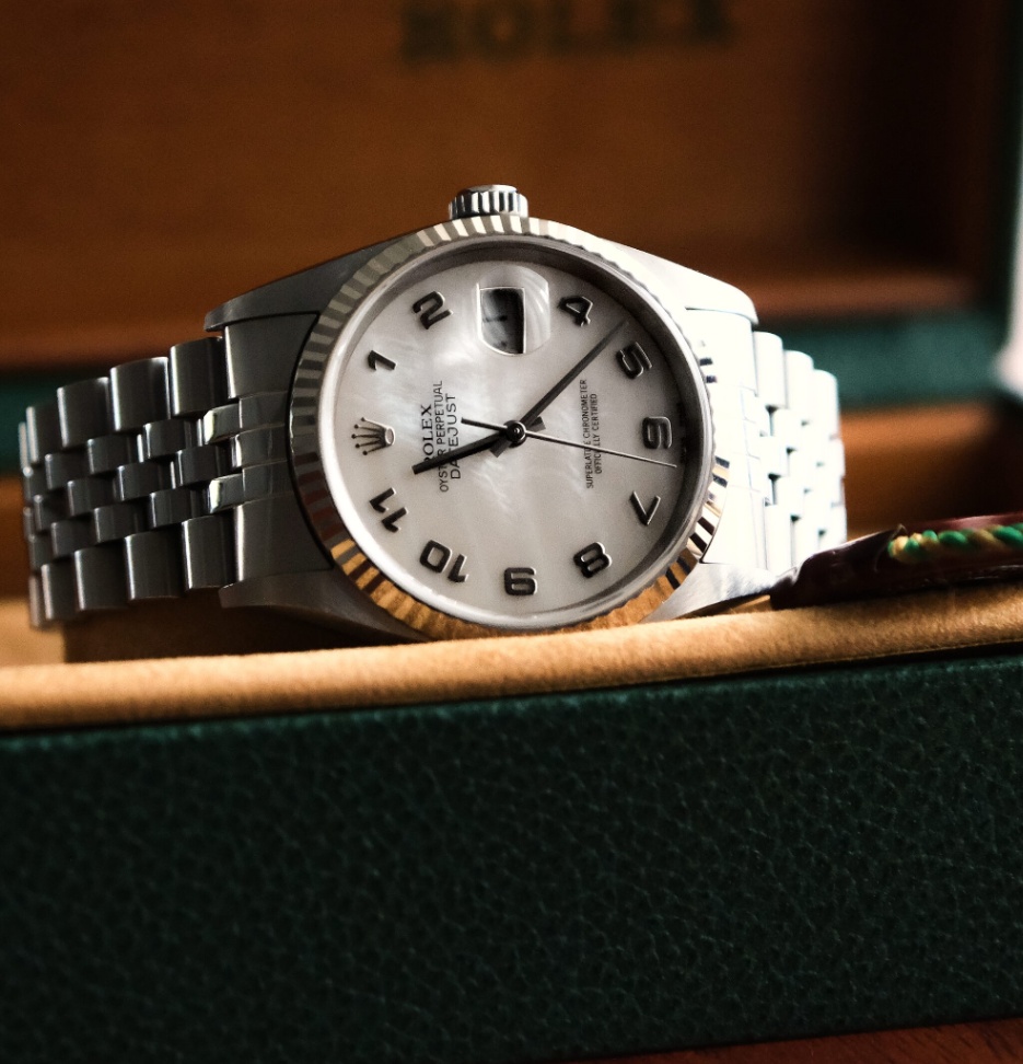 Rolex Datejust 16234 Rose Mother of pearl dial Jubilee 2003 36 mm. thumbnail 6