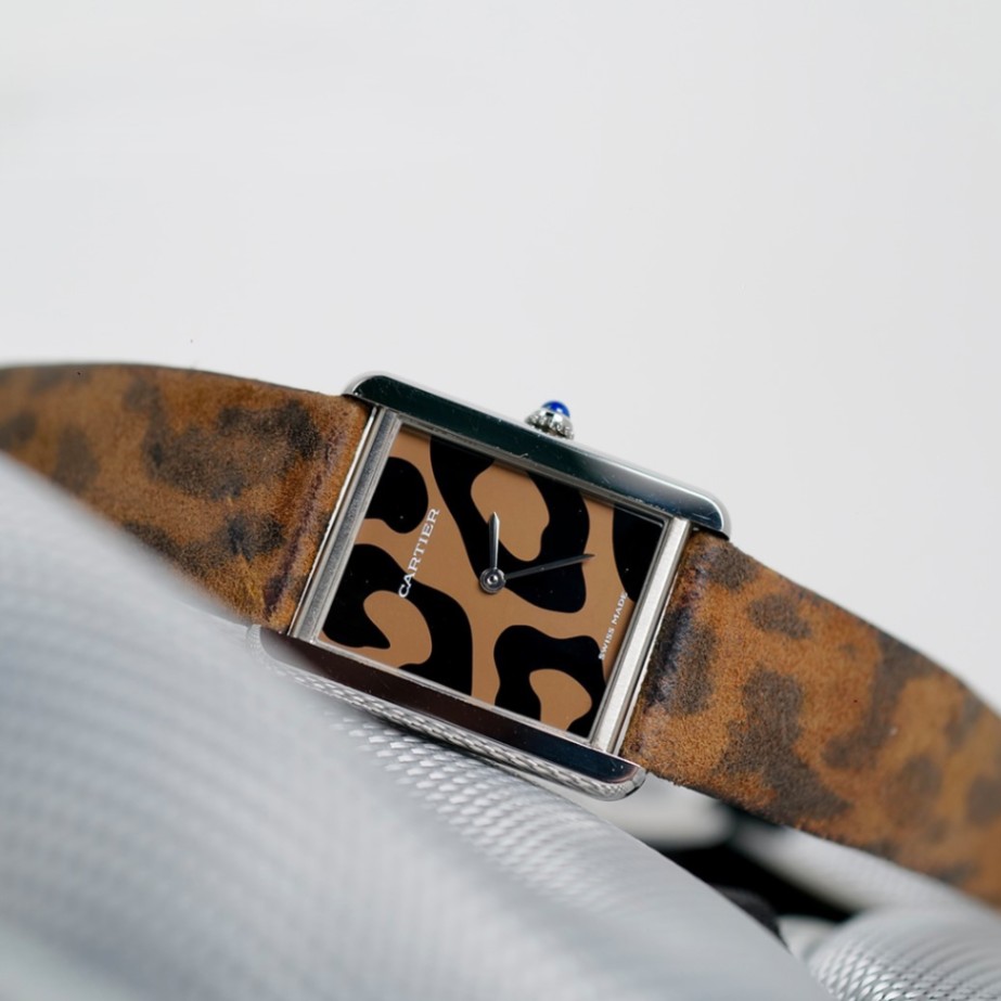CARTIER Tank Solo Leopard Large 3169