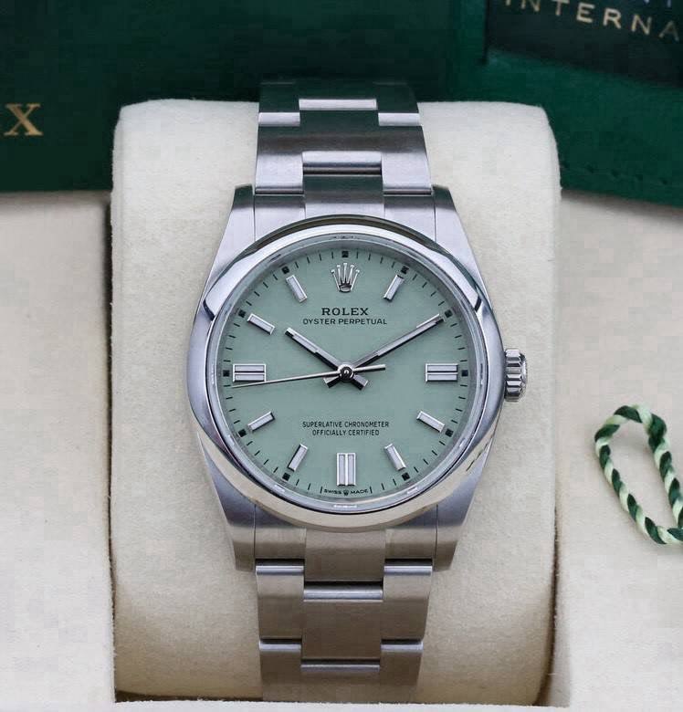 Oyster Perpetual Pistachio Dial 36mm