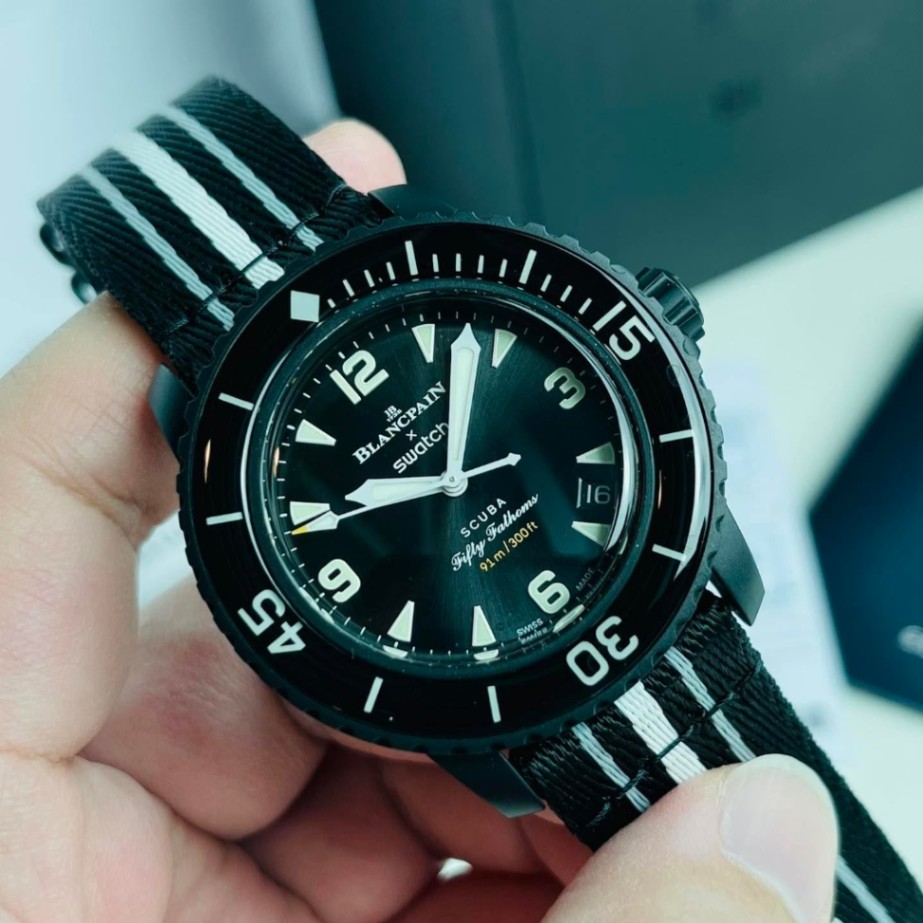 BLANCPAIN X SWATCH BIOCERAMIC SCUBA FIFTY FATHOMS - Image 1