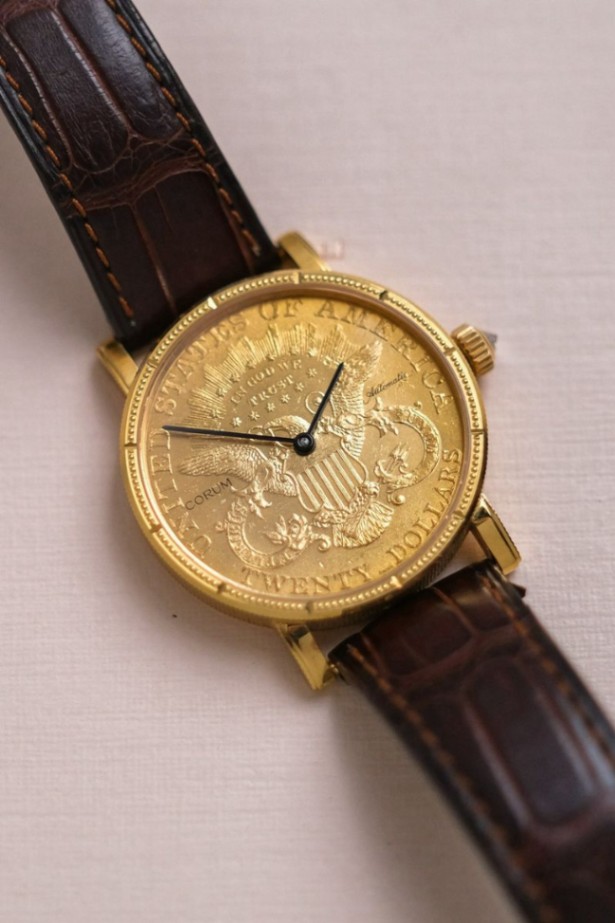 CORUM TWENTY DOLLAR COIN WATCH 18k GOLD Automatic  thumbnail 2