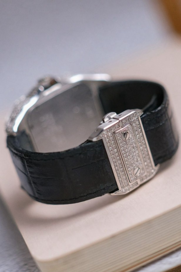 Cartier Santos 100 XL Diamonds thumbnail 5