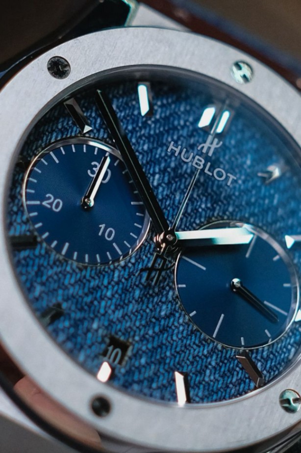 Hublot Classic Fusion Chronograph Blue Denim Dial thumbnail 3