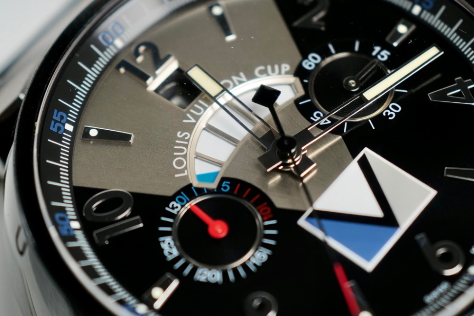 LOUIS VUITTON Tambour Flyback Chronograph Regatta Black Q102G - Image 2