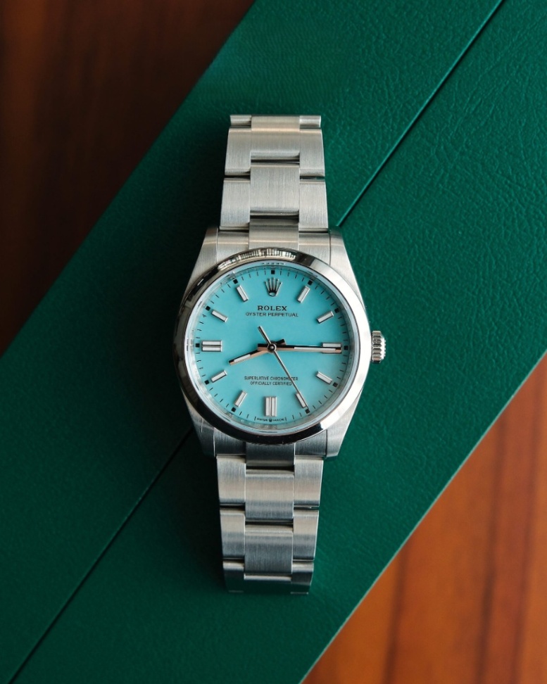 ROLEX Oyster Perpetual 36 Turquoise Blue Dial 126000 2026