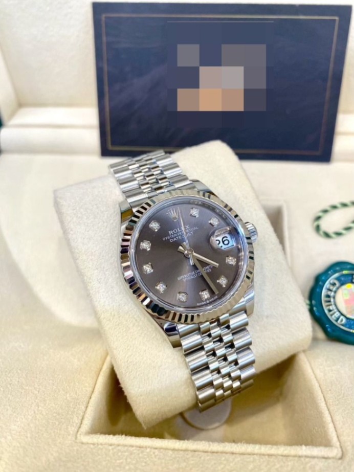 ROLEX Datejust 278274G “Grey Diamond Dial” Jubilee thumbnail 5