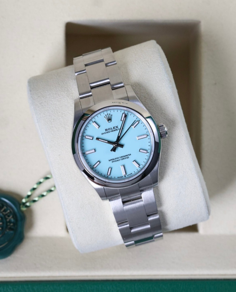 New Oyster Perpetual Tiffany Blue Dial 31mm