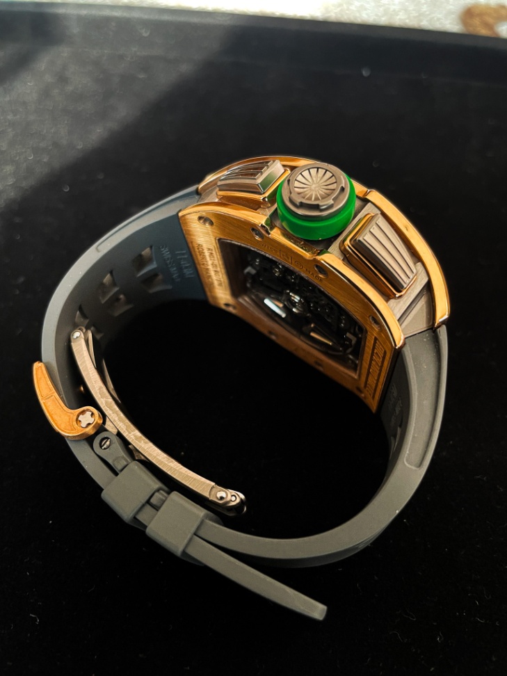 Richard Mille RM11-01 Rose Gold Flyback Skeleton Dial Chronograph Roberto Mancini 2019 50mm. thumbnail 8