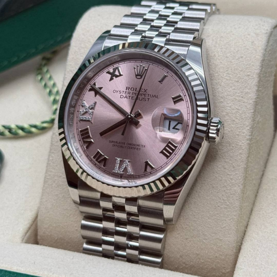 Datejust Pink Roman VIIX Jubilee 36mm - Image 2