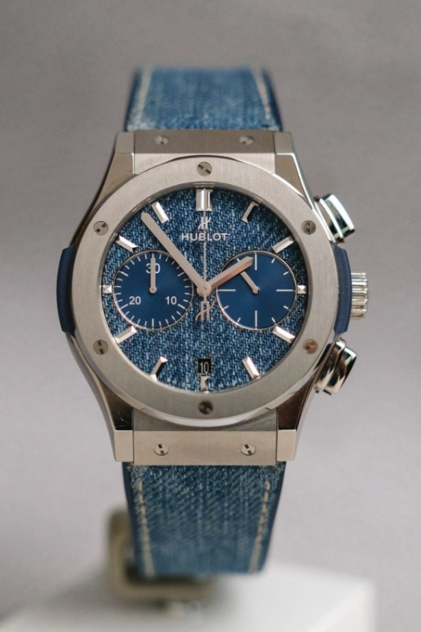 Hublot Classic Fusion Chronograph Blue Denim Dial thumbnail 1
