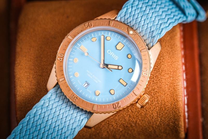 ORIS Divers Sixty-Five Cotton Candy Sky blue thumbnail 4