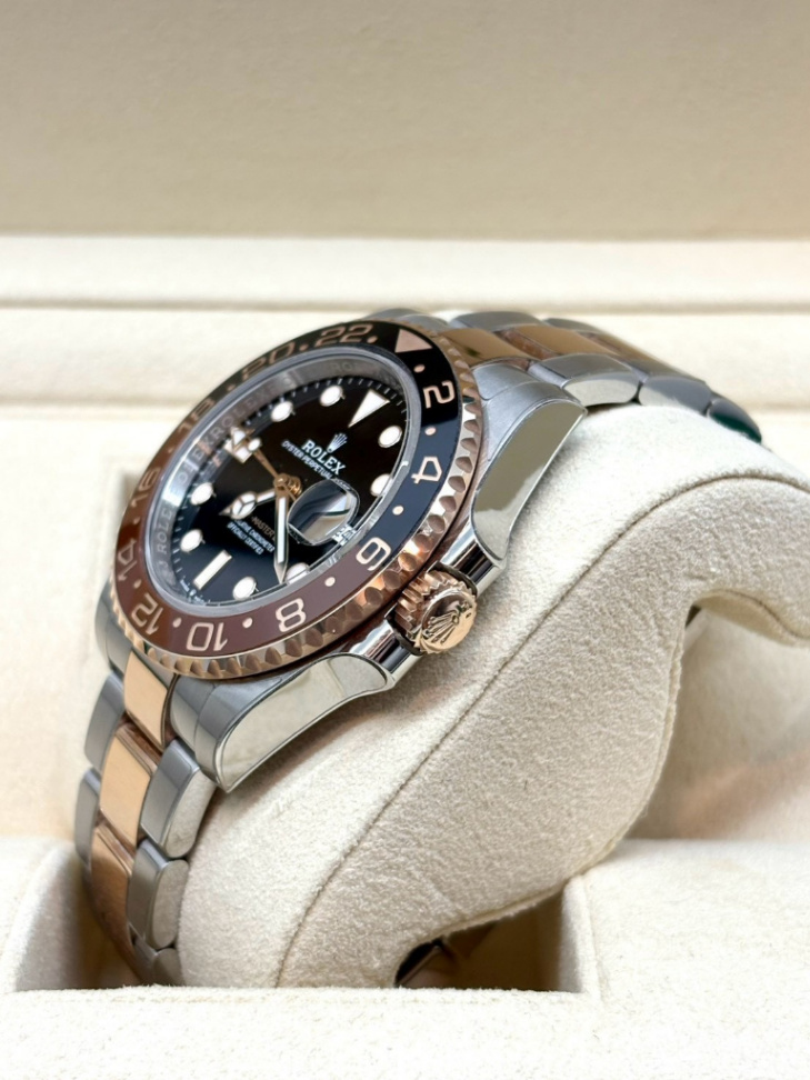 Used GMT Master || Rootbeer 2t Rose Gold 40mm(ติดฟิล์ม) - Image 3