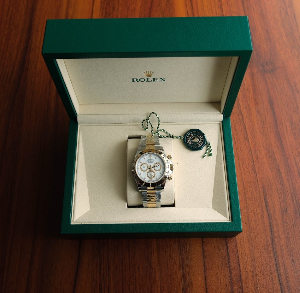 Rolex New Daytona 126503 White Dial Yellow Gold Two-Tone Oyster 2026 - Image 3