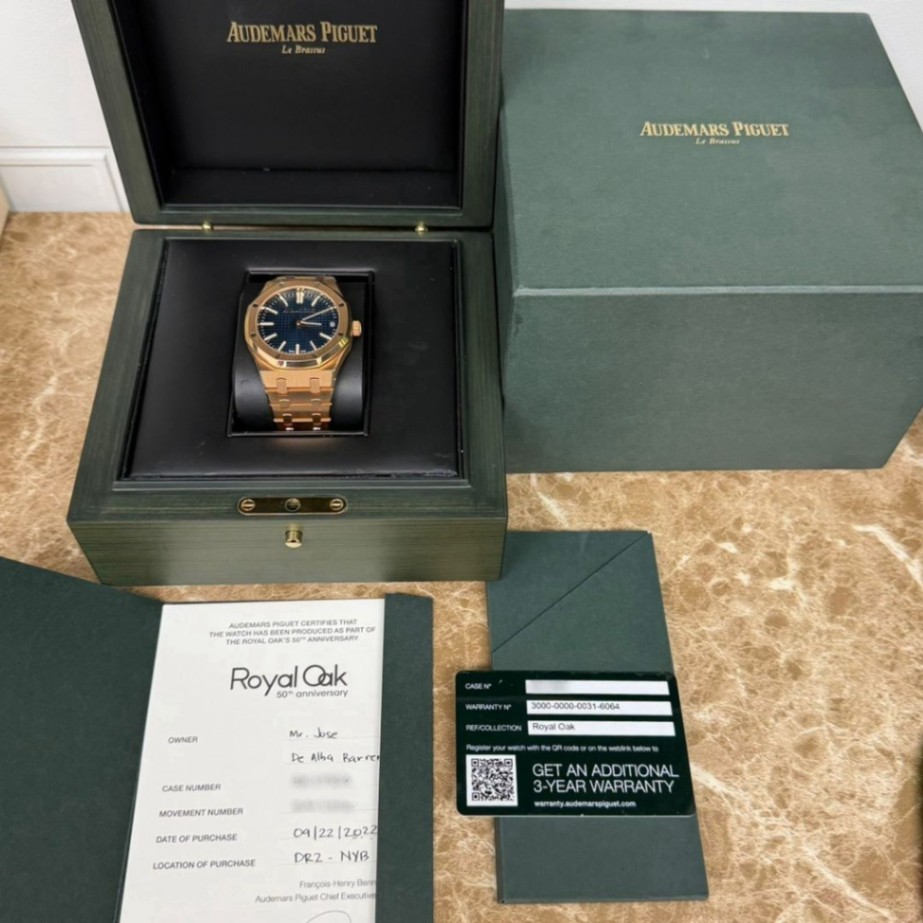 AUDEMARS PIGUET ROYAL OAK SELFWINDING 41 50TH ANNIVERSARY