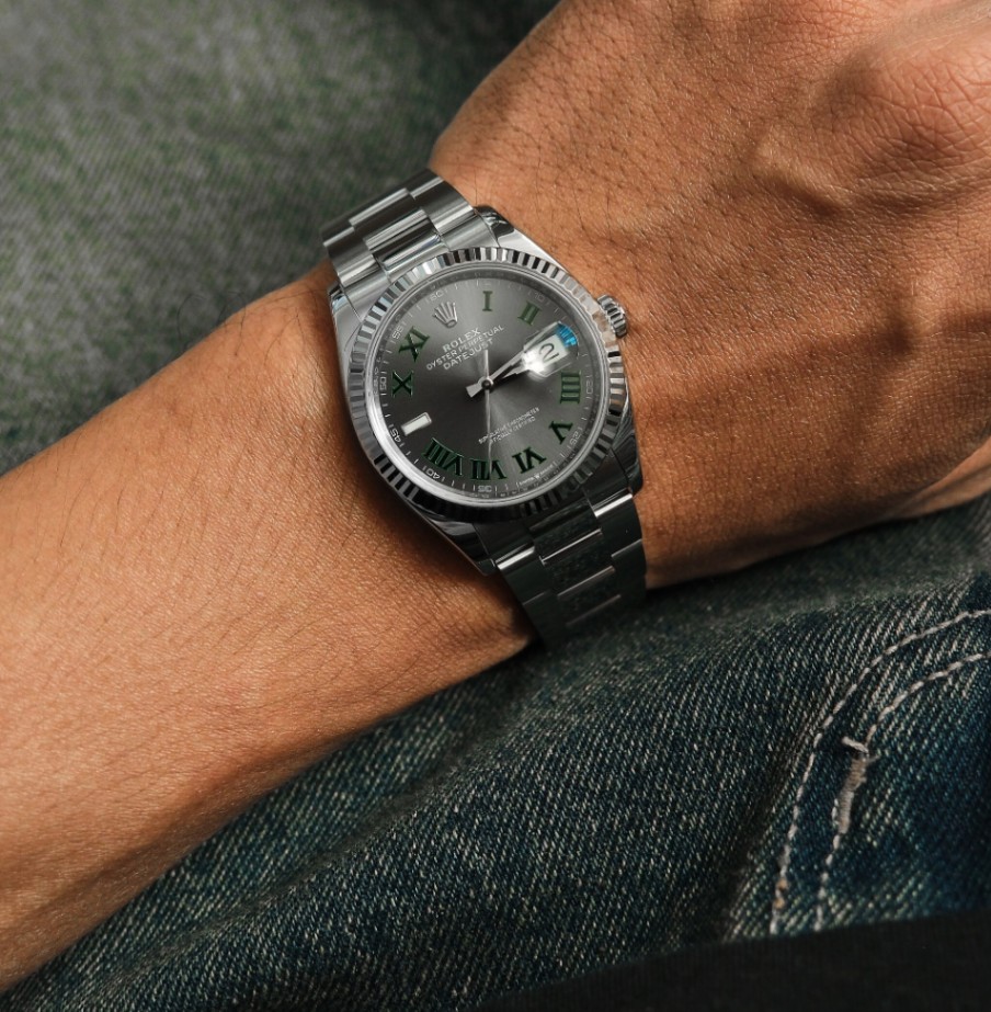 Rolex Datejust 126234 Gray Wimbledon Dial Oyster Steel 2024 36mm. - Image 2