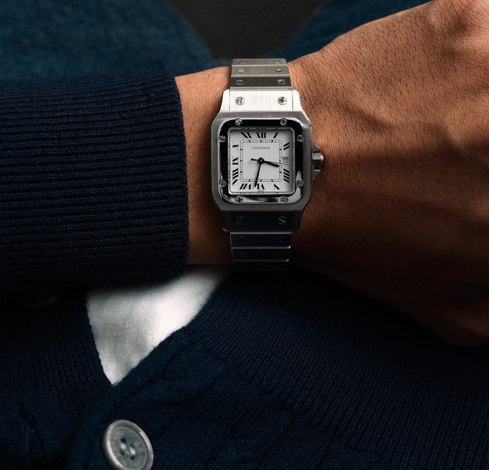 Cartier Santos 2960 Silver Dial Stainless steel 1996 thumbnail 2