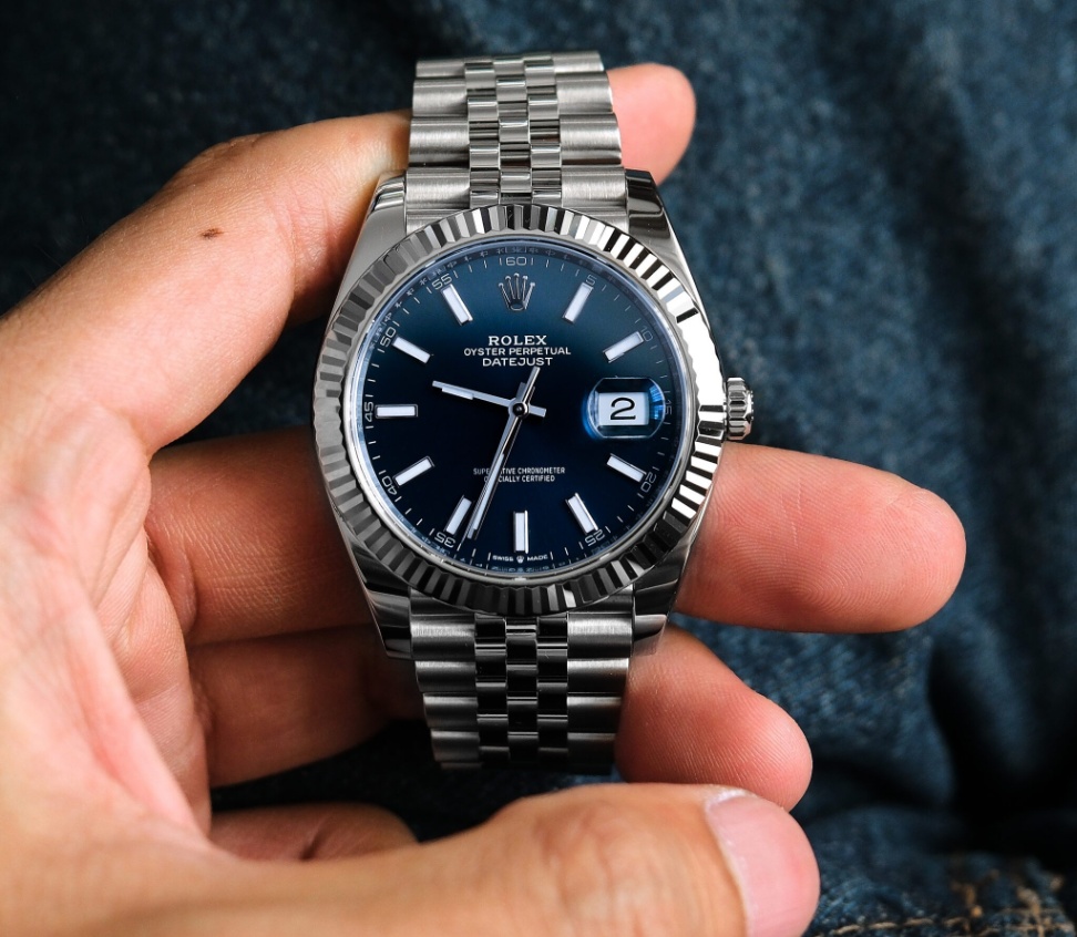 Rolex Datejust 126334 Blue Dial White Gold Jubilee 41mm. - Image 3