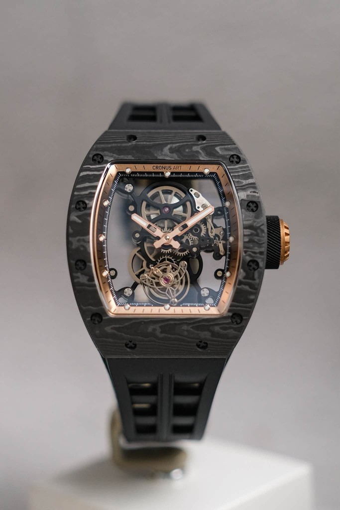 CronusArt Prestige Carbon Fiber Tourbillon Black Gold