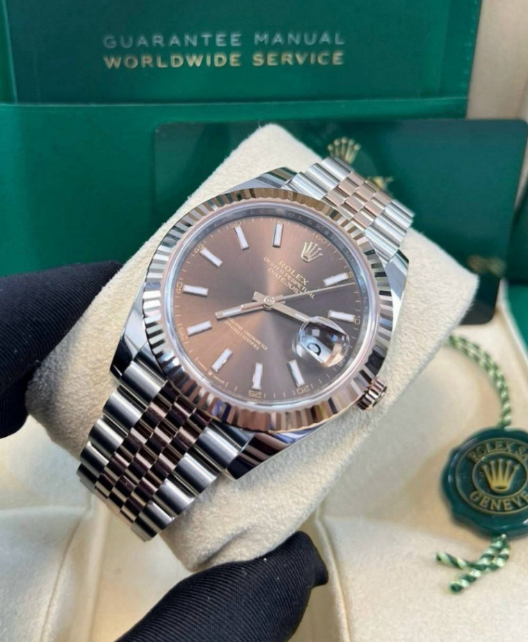 Datejust Chocolate Dial 2t Rose Gold 41mm - Image 2