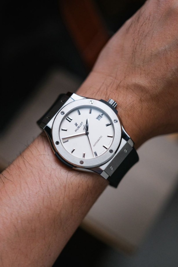 Hublot Classic Fusion Titanium White Opalin - Image 3