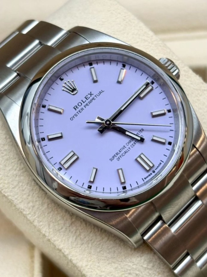 ROLEX Oyster Perpetual 41 Lavender 134300 3/2026 - Image 3