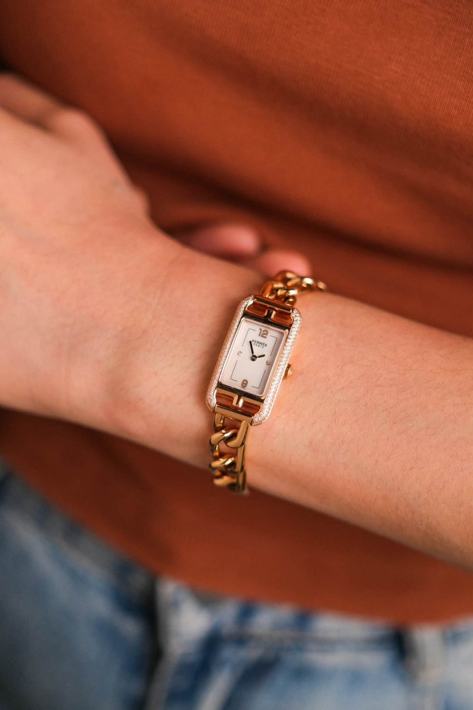 Hermès Nantucket 18K Rose Gold Diamond NA2.171 - Image 5