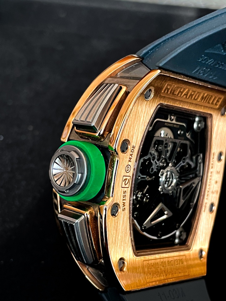 Richard Mille RM11-01 Rose Gold Flyback Skeleton Dial Chronograph Roberto Mancini 2019 50mm. thumbnail 2