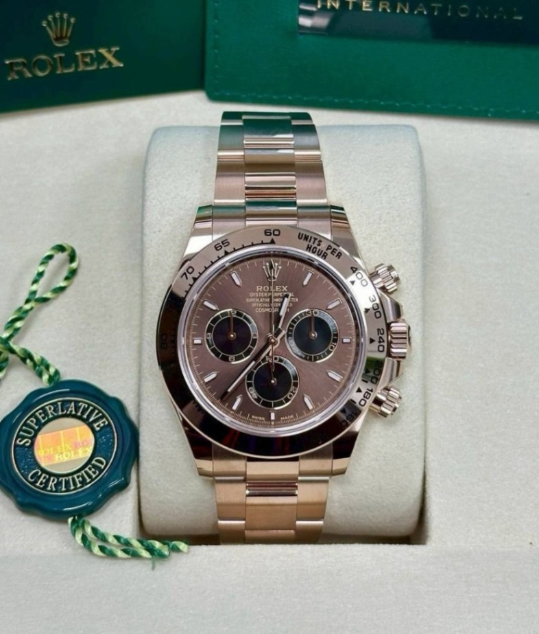 Rolex Daytona Chocolate Dial Full Rose Gold 40mm