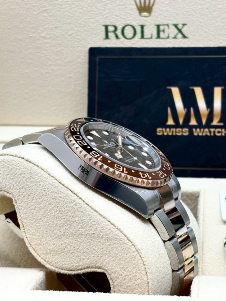 New GMT Master || Rootbeer 2t Rose Gold 40mm - Image 3