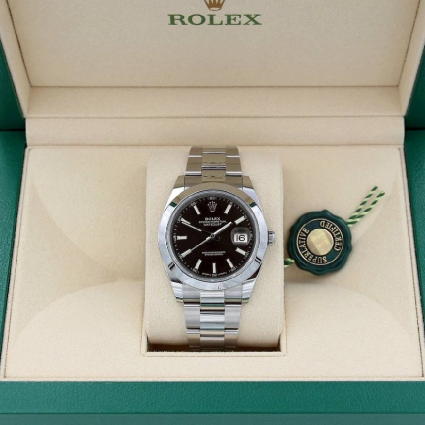 ROLEX Datejust 41 Black Oyster 126300 2022 - Image 2