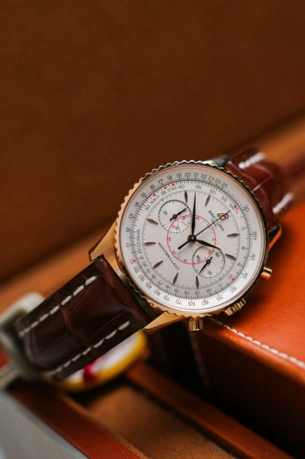 Breitling Montbrillant 40s Chronograph 18K Rose Gold Limited 100 thumbnail 2