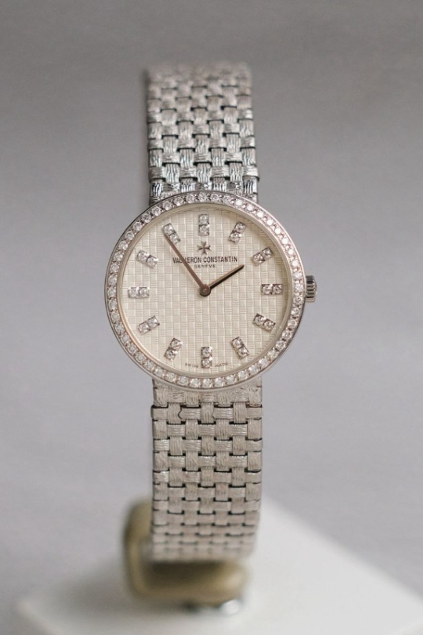 VACHERON CONSTANTIN Patrimony Full 18K White Gold Diamond thumbnail 1