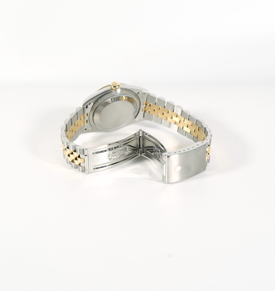 Rolex Datejust 16233 Champagne Diamond Dial Two-Tone Jubilee 1993  thumbnail 6