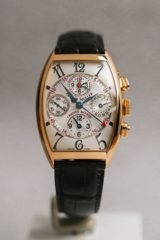 Franck Muller ChronoBanker 3 Timezone 18K Rose Gold 